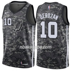 San Antonio Spurs DeMar DeRozan 10 Nike City Edition Musta Pelipaidat Swingman - Miesten